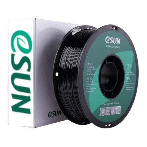 PETG ESUN 1Kg Negro Oscuro (Filamento)