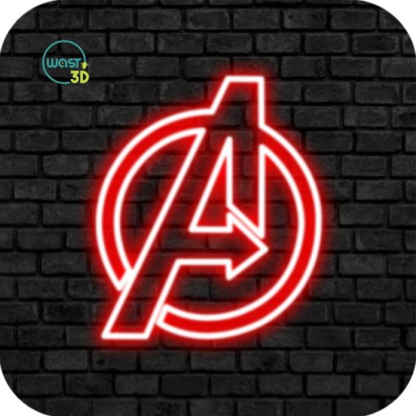 THE AVENGERS -  Cartel Neón Flex