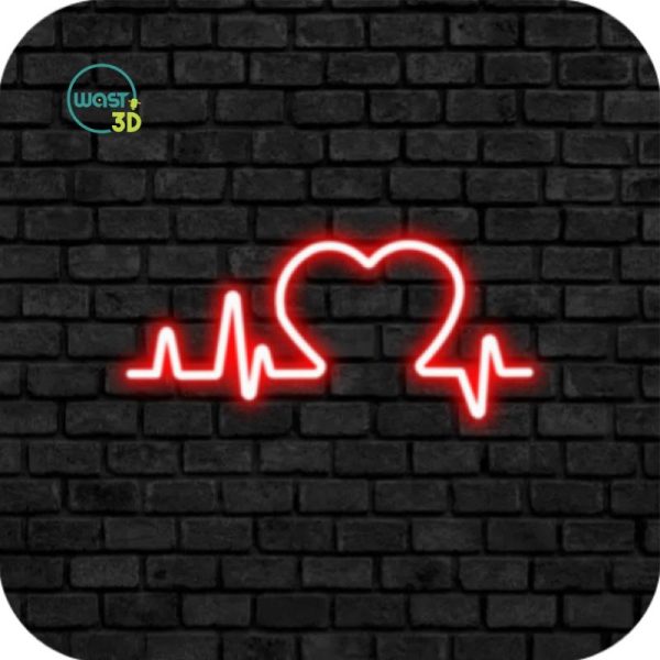 CORAZÓN LATIDO -  Cartel Neón Flex