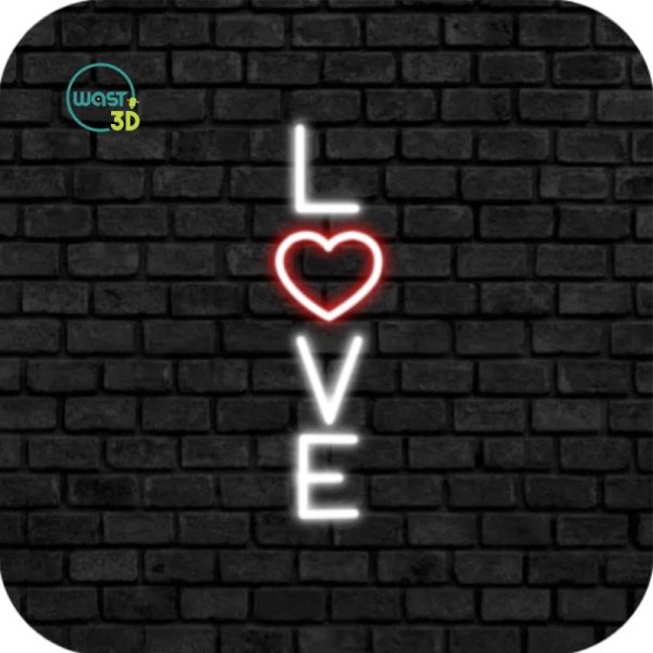 LOVE- Cartel Neón Flex